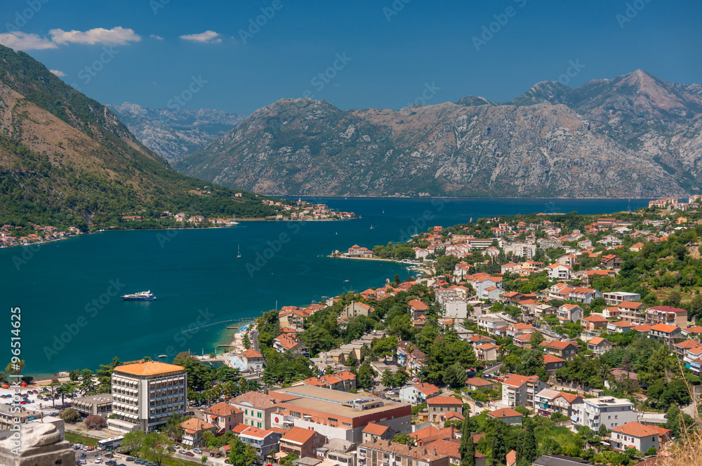 Kotor Bay and Old Town view, Montenegro