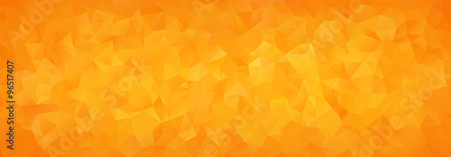 abstract mosaic background of orange gradient triangles