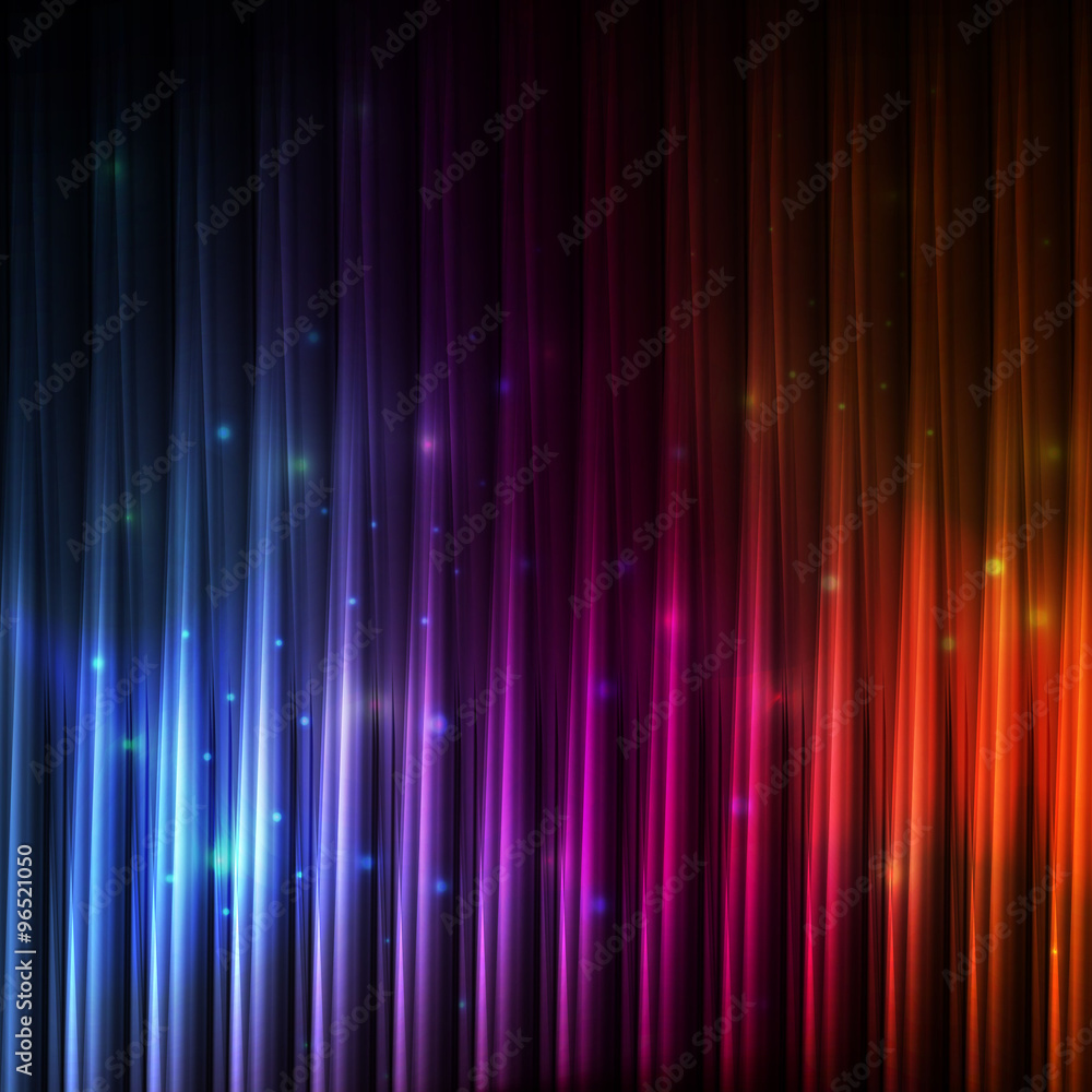 Neon abstract lines design on dark background concept vector