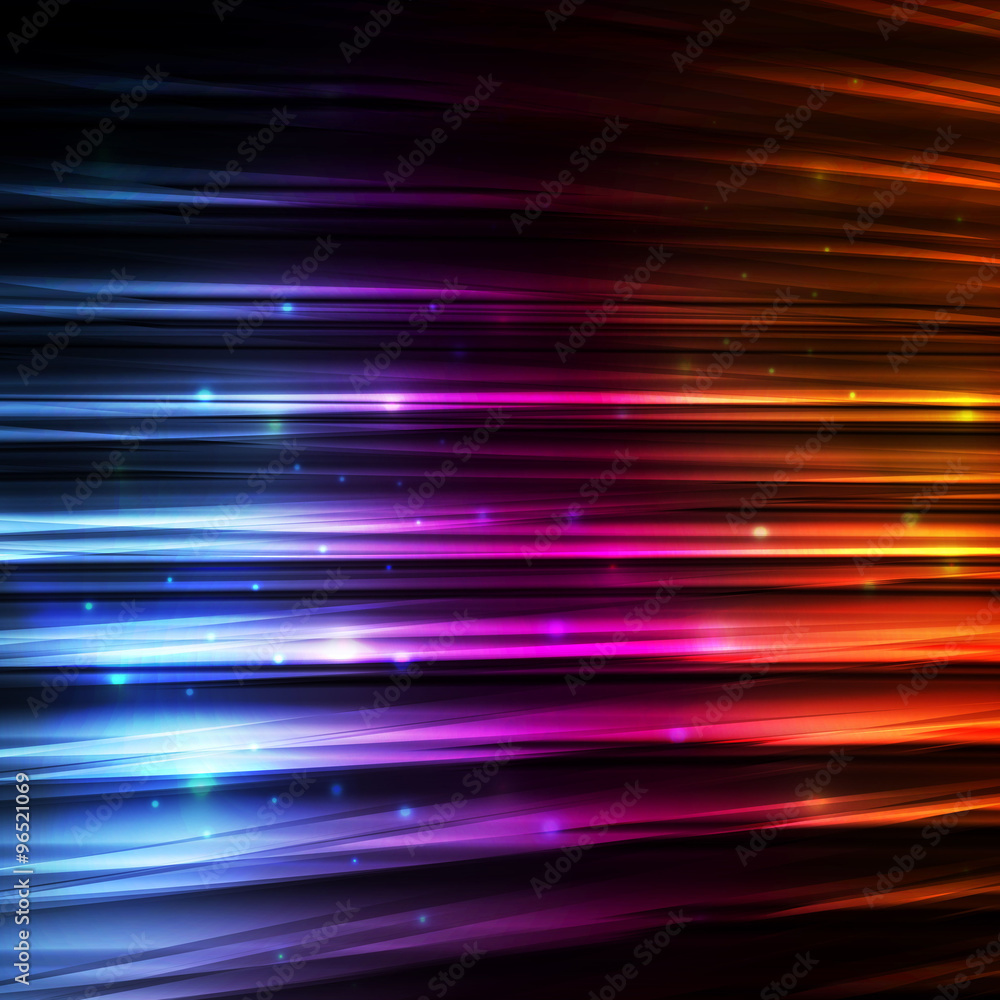 Neon abstract lines design on dark background concept vector Neon abstract lines design on dark background concept vector