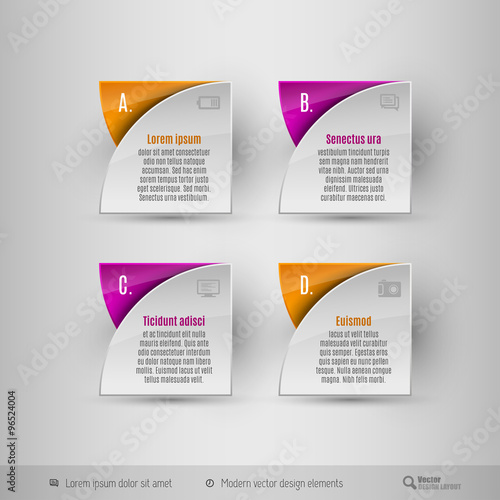 Wallpaper Mural Business infographics template. Vector design elements. Torontodigital.ca