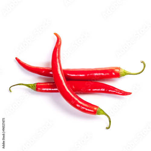 hot pepper on a white background