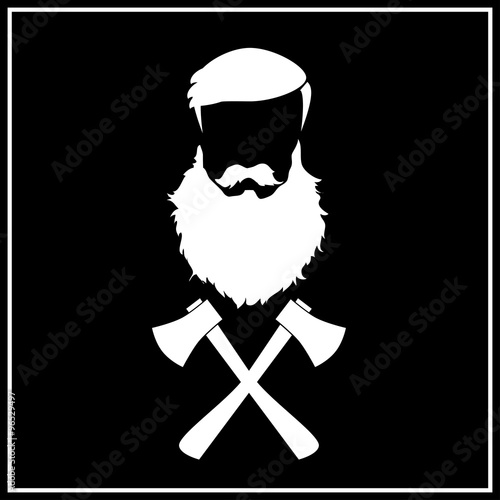 Lumber jack VECTOR icon.