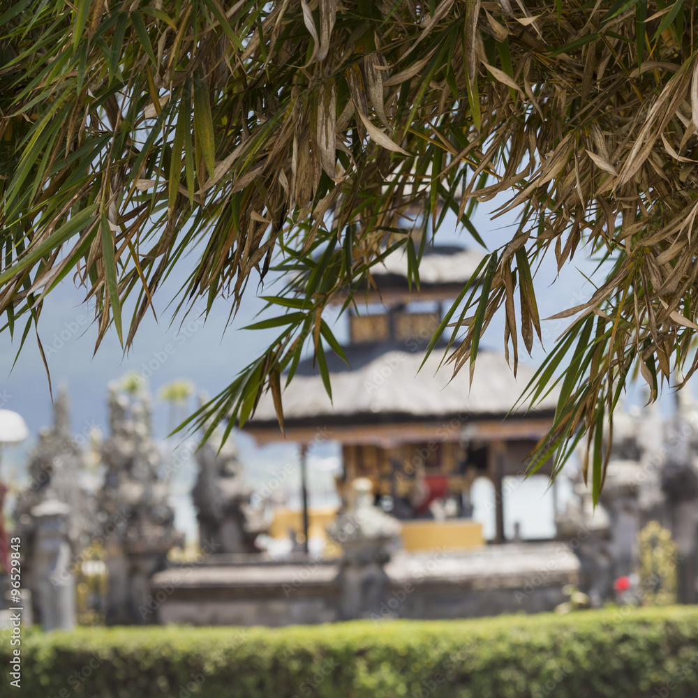 Ulun Danu temple Beratan Lake in Bali Indonesia