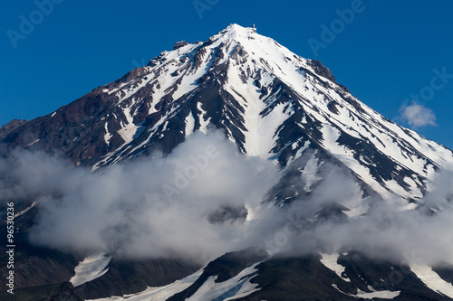 Koryak Sopka- active volcano in Kamchatka