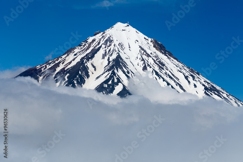 Koryak Sopka- active volcano in Kamchatka