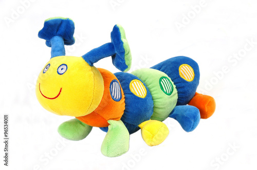 Soft toy of caterpillar