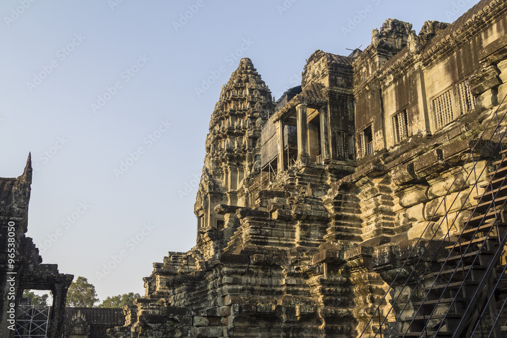 Fototapeta premium Angkor Wat temple after sunrise, Camboda