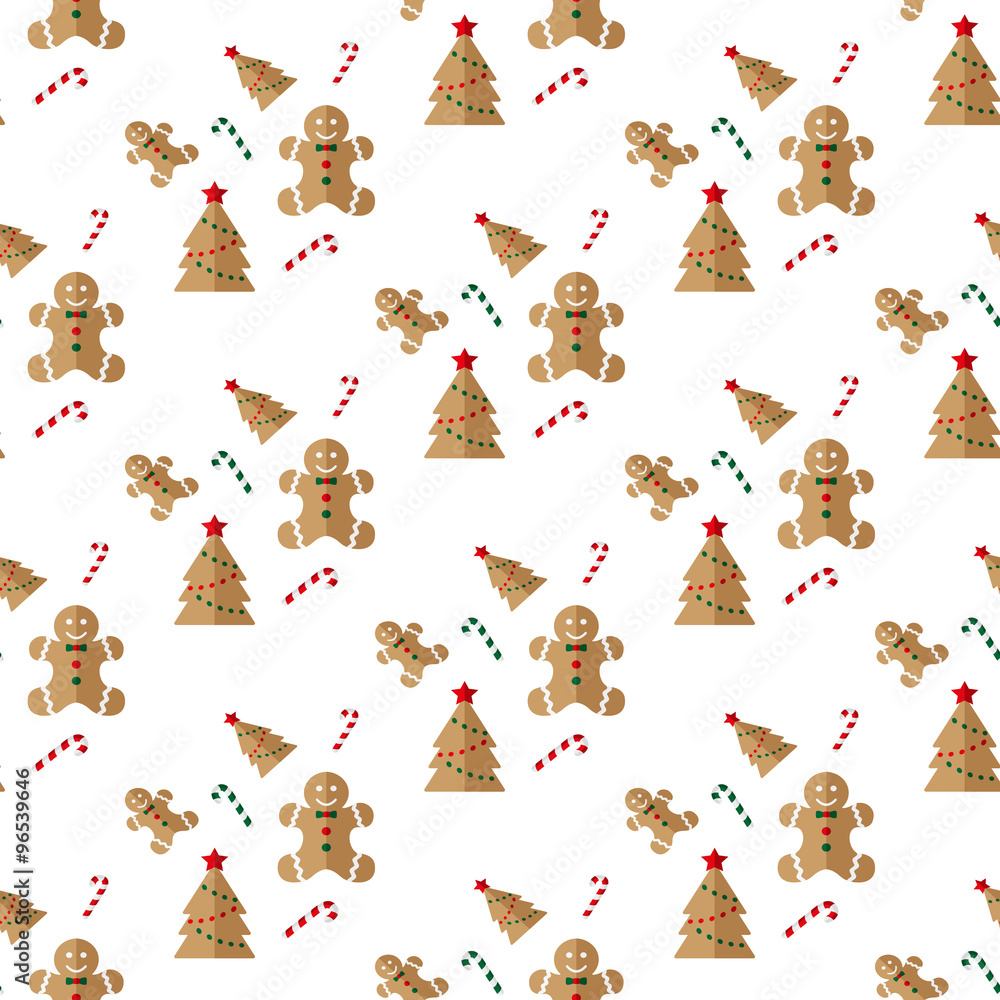 Gingerbread. Lollipop. Pattern. Gingerbread. Lollipop. Pattern.