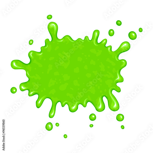 Green slime sign