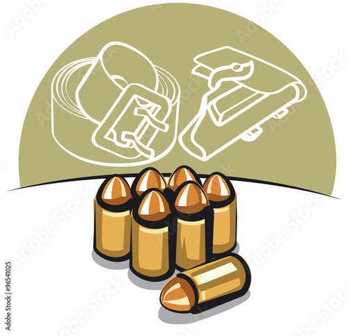 illustration of the ammunition