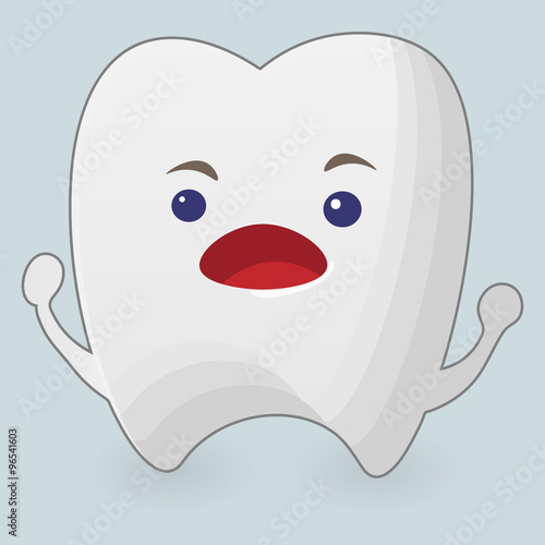 Illustration of screaming tooth