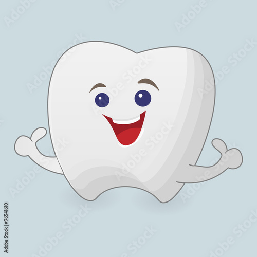 Smiling tooth illustration