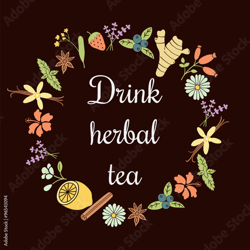 herbal tea frame