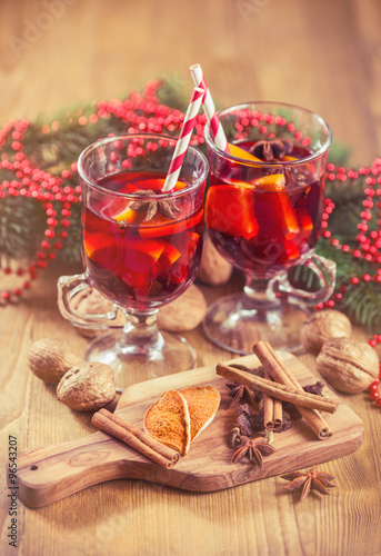 Delicious mulled wine 