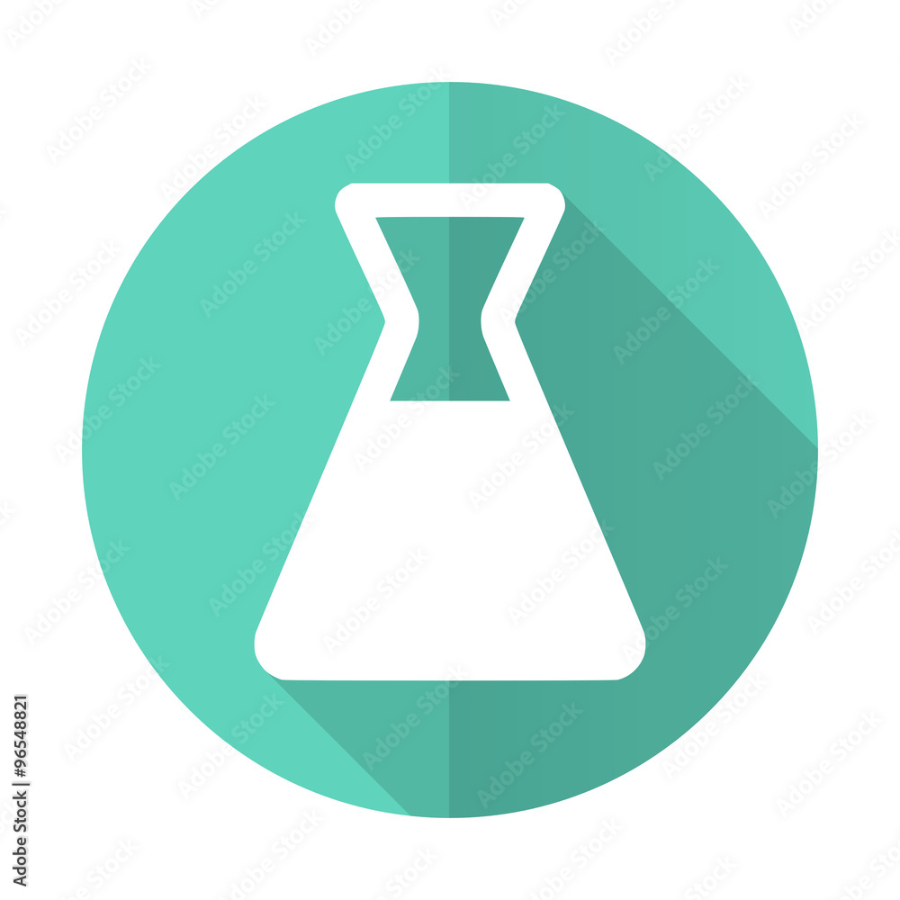 laboratory blue flat desgn circle icon with long shadow on white background laboratory blue flat desgn circle icon with long shadow on white background