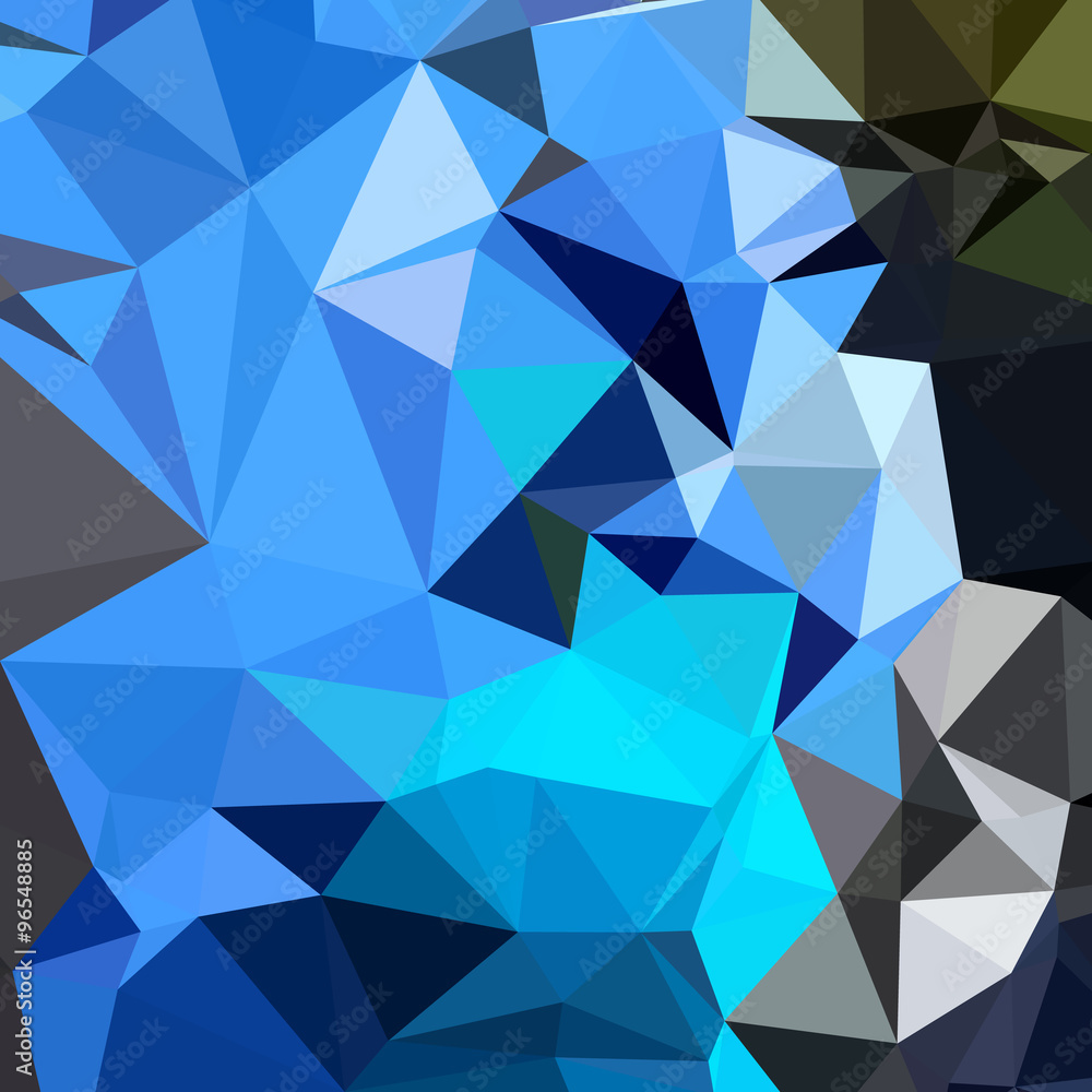 Air Force Blue Abstract Low Polygon Background Air Force Blue Abstract Low Polygon Background