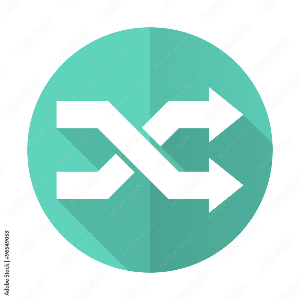 aleatory blue flat desgn circle icon with long shadow on white background aleatory blue flat desgn circle icon with long shadow on white background