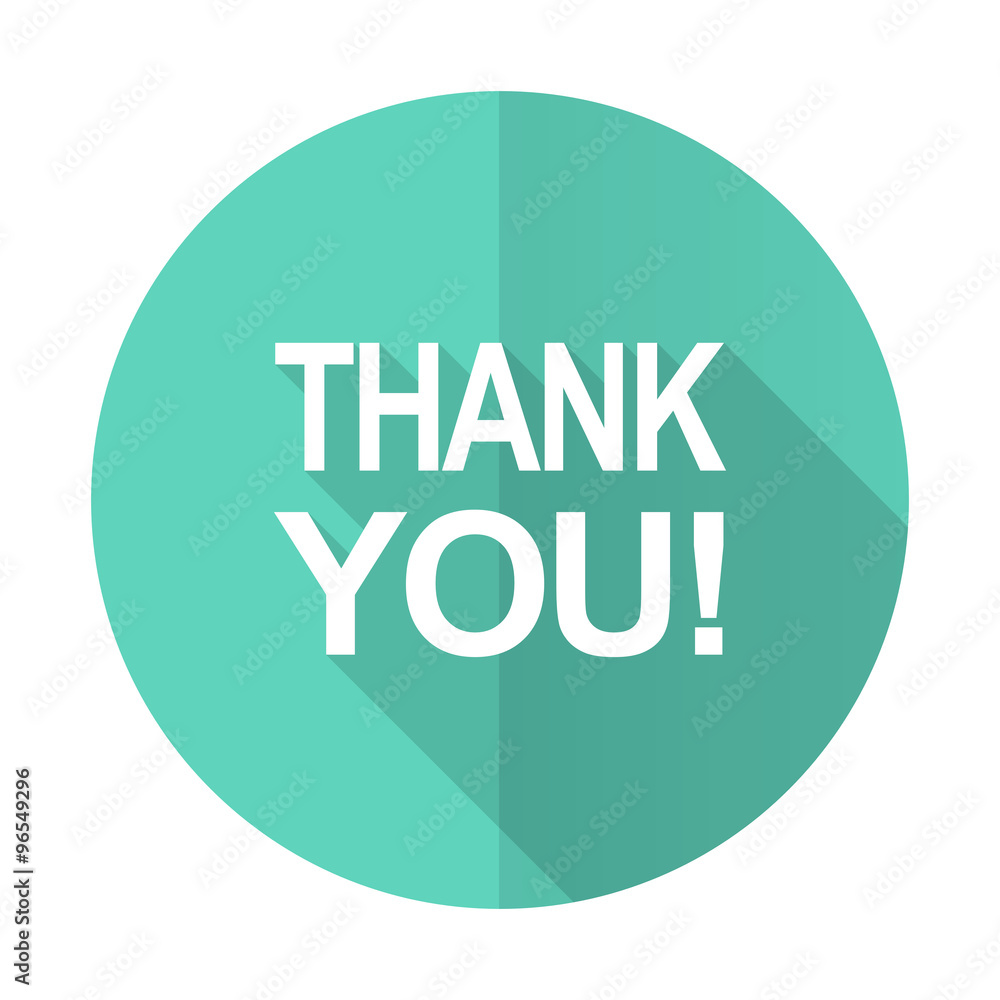 thank you blue flat desgn circle icon with long shadow on white background thank you blue flat desgn circle icon with long shadow on white background