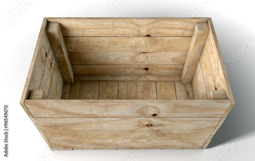 Empty Wooden Box © alswart