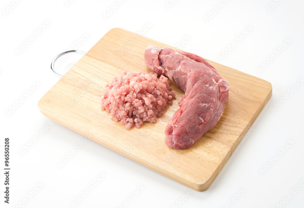 minced pork