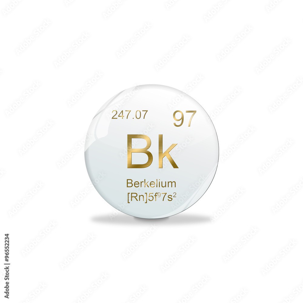 Periodensystem Kugel - 97 Berkelium Periodensystem Kugel - 97 Berkelium