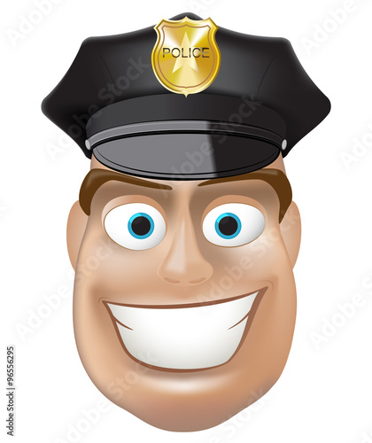 Police man vector
