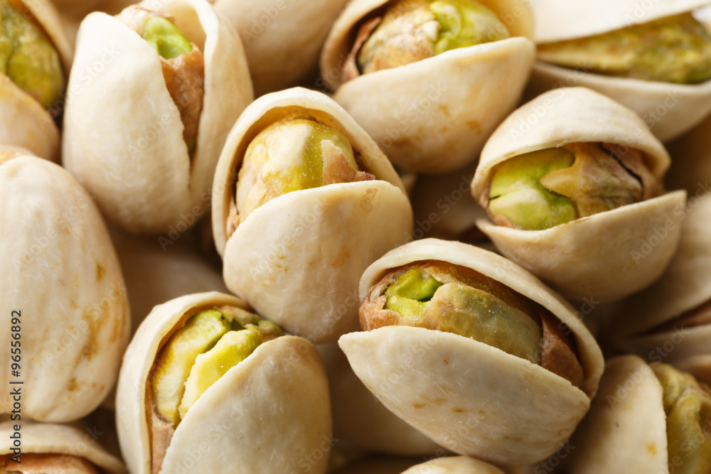 Pistachio nuts, close up Pistachio nuts, close up