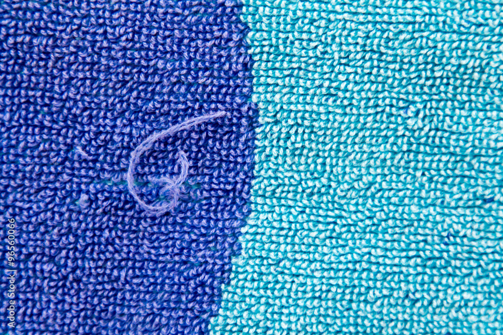 Ταπετσαρία Two tone full frame beach towel with a snag