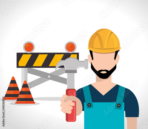 Under construction and tools