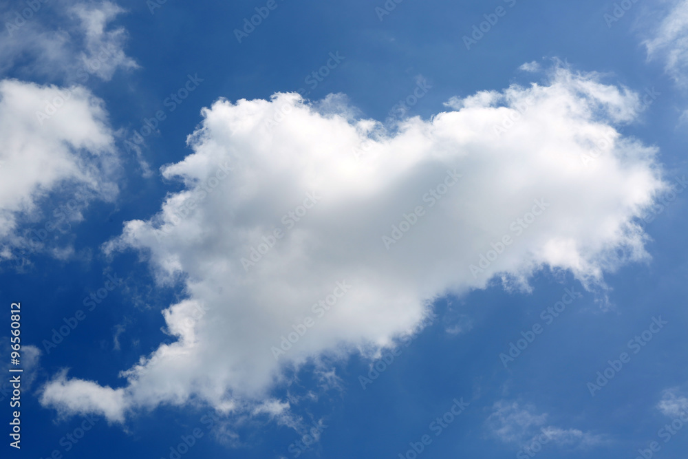 Obraz premium Beautifully blue cloudy sky