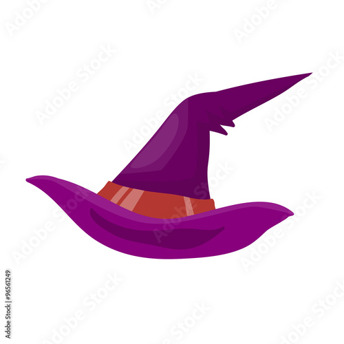 Witch hat isolated illustration