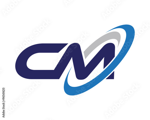 CM Letter Swoosh Media Logo