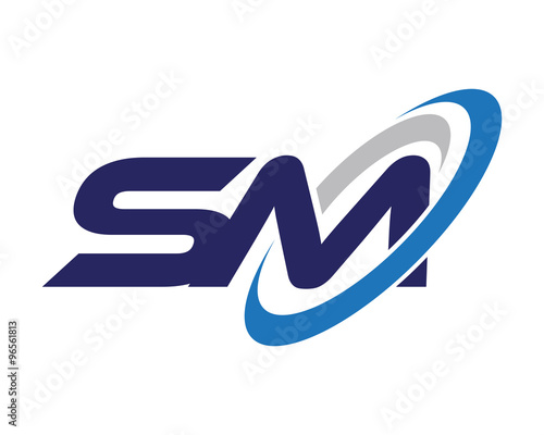 SM Letter Swoosh Media Logo