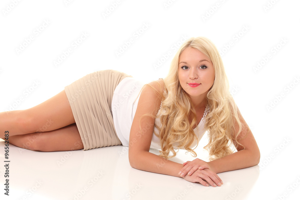 studio portrait of beautiful young woman studio portrait of beautiful young woman