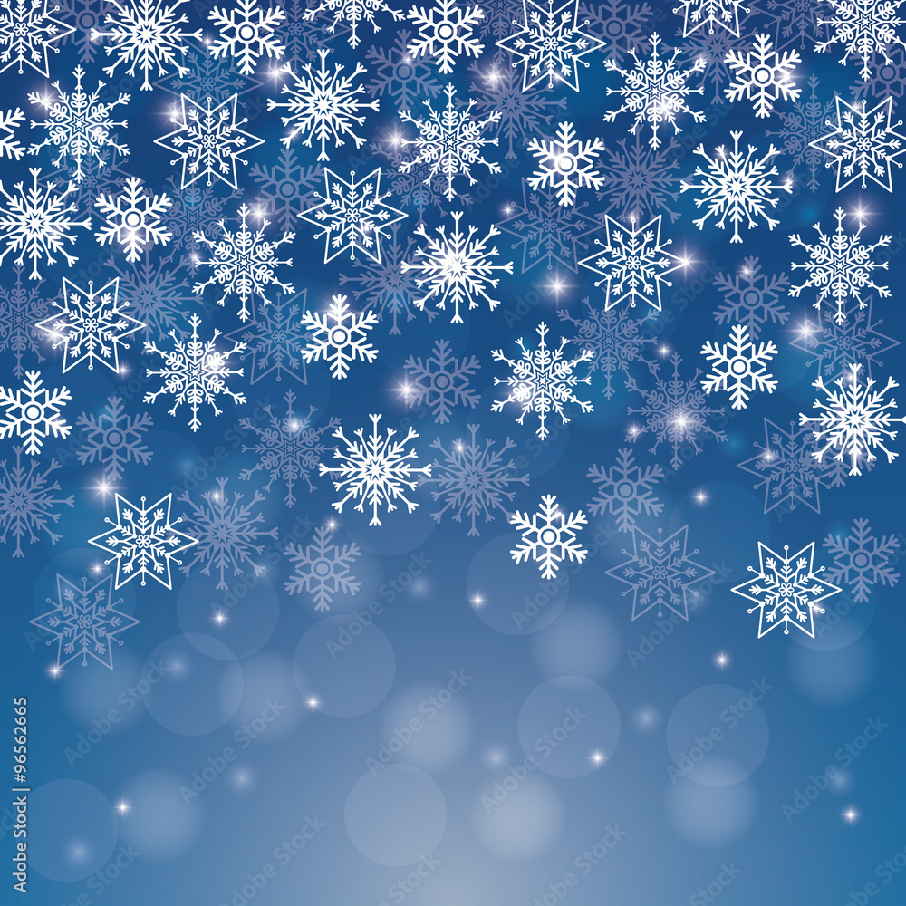 Winter snow or snowflake Winter snow or snowflake