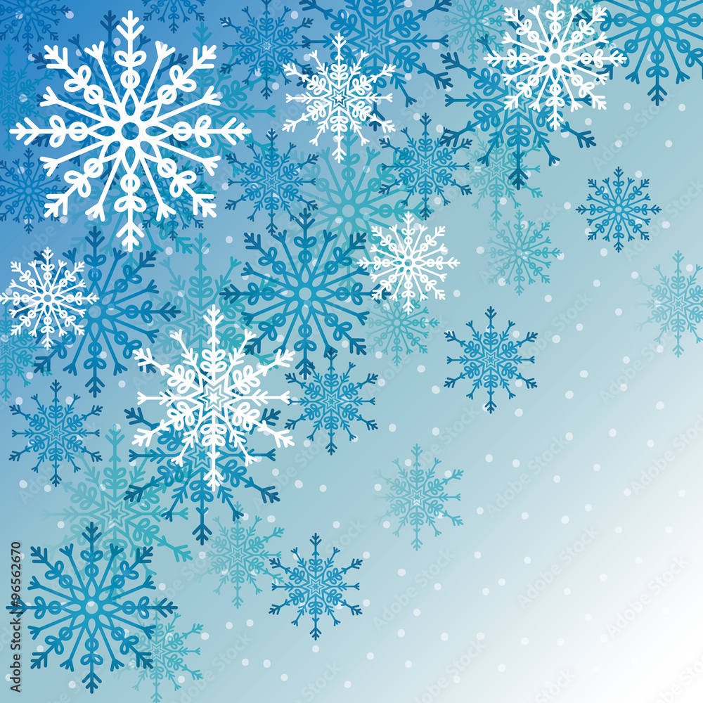 Winter snow or snowflake Winter snow or snowflake