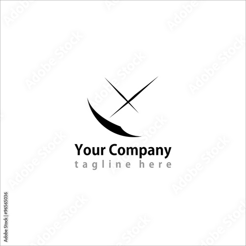 Time Clock vector logo icon