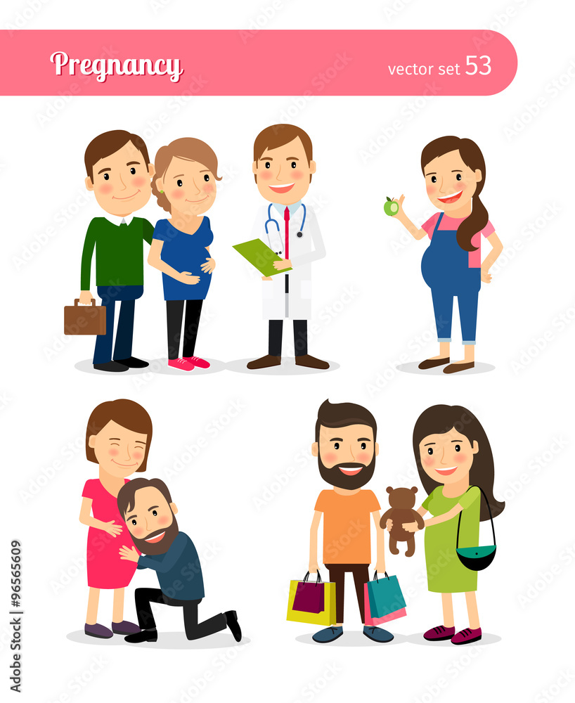 Pregnancy. Healthy eating and seeing doctor Pregnancy. Healthy eating and seeing doctor