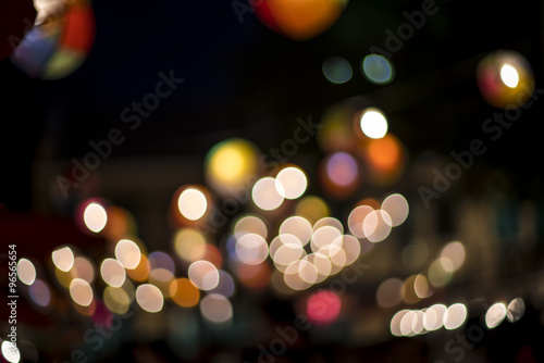 Abstract background with bokeh defocused lights © pixs4u
