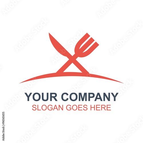 Restaurant Gourmet Cafe Vector Icon Logo