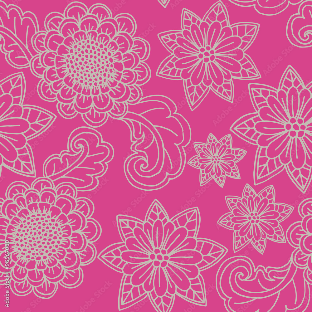Floral  seamless pattern