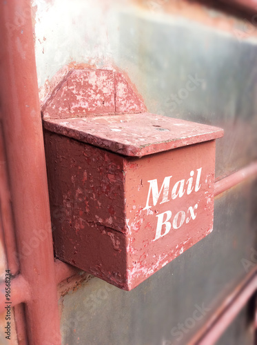 Front Metal Door Mailbox