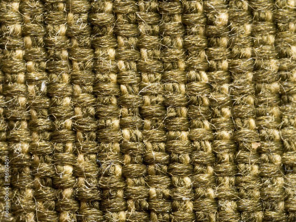 Dark Moss Green Woven Fabric Close up Dark Moss Green Woven Fabric Close up