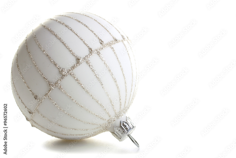 very beautiful Christmas ball on white isolated background very beautiful Christmas ball on white isolated background