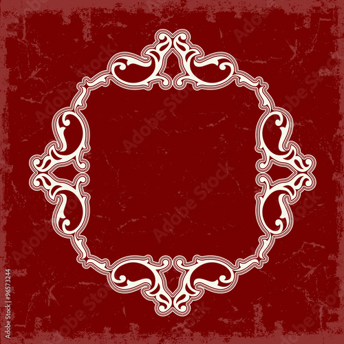 Frame in vintage style