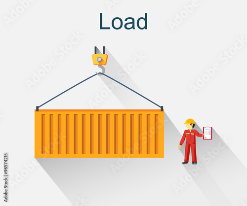 Load Container Icon Design Style