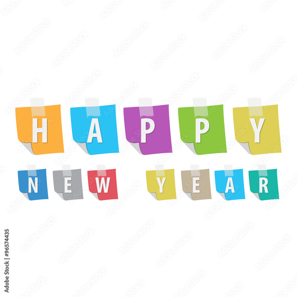 Obraz premium happy new year