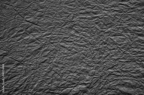 black crumpled paper texture