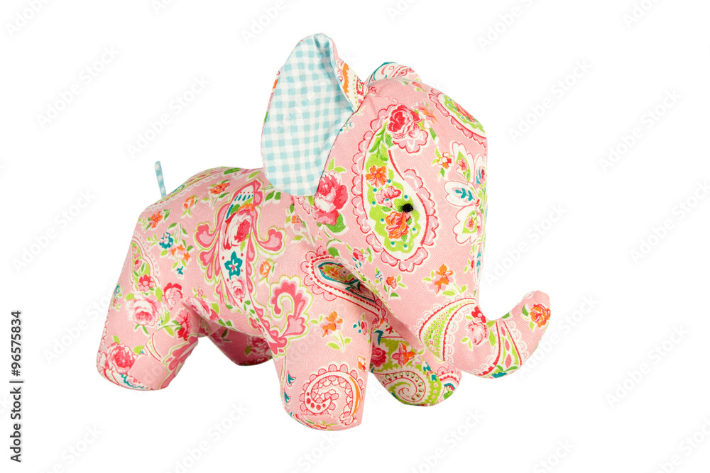 elephant toy isolated on white Stock Photo | Adobe Stock